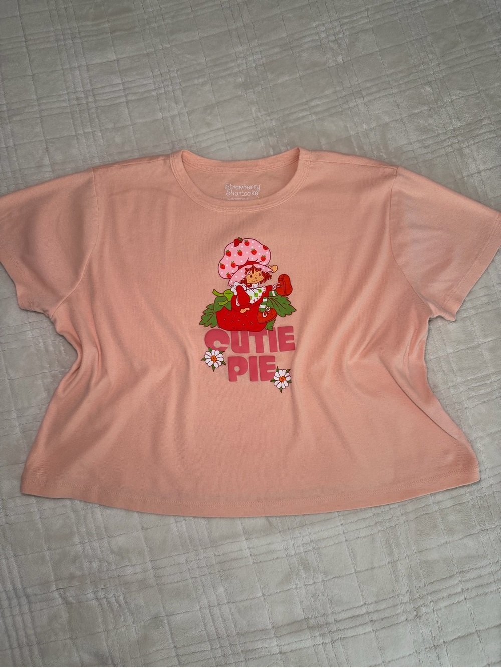 Strawberry Shortcake cropped Tee 2XL kawaii y2k